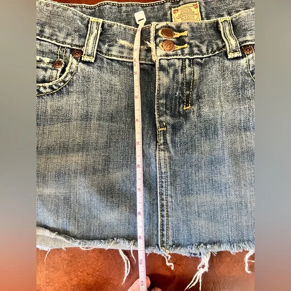 Abercrombie & Fitch Blue Denim Mini Skirt - Picture 6 of 6